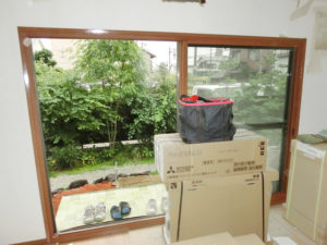 愛知県清須市窓の防犯対策、結露対策として内窓インプラスLIXIL取付工事【サッシ工事】