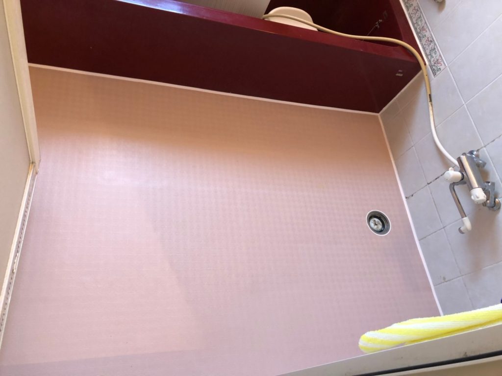栃木県足利市浴室リフォーム床改修工事
