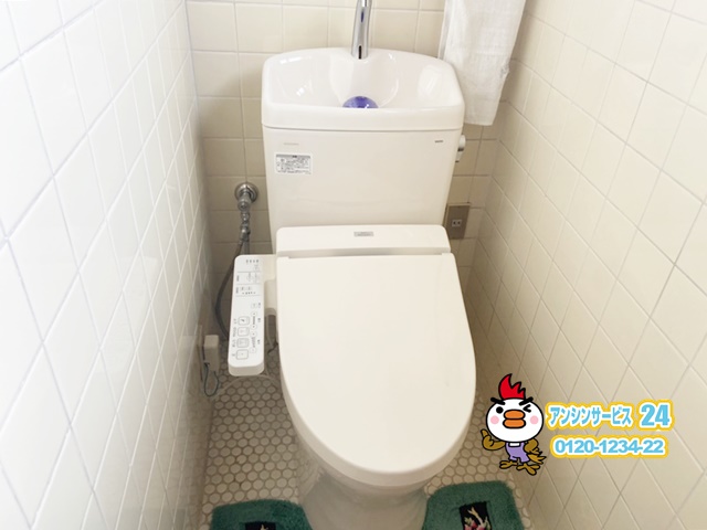 名古屋市北区TOTOトイレ便器ピュアレストQR工事