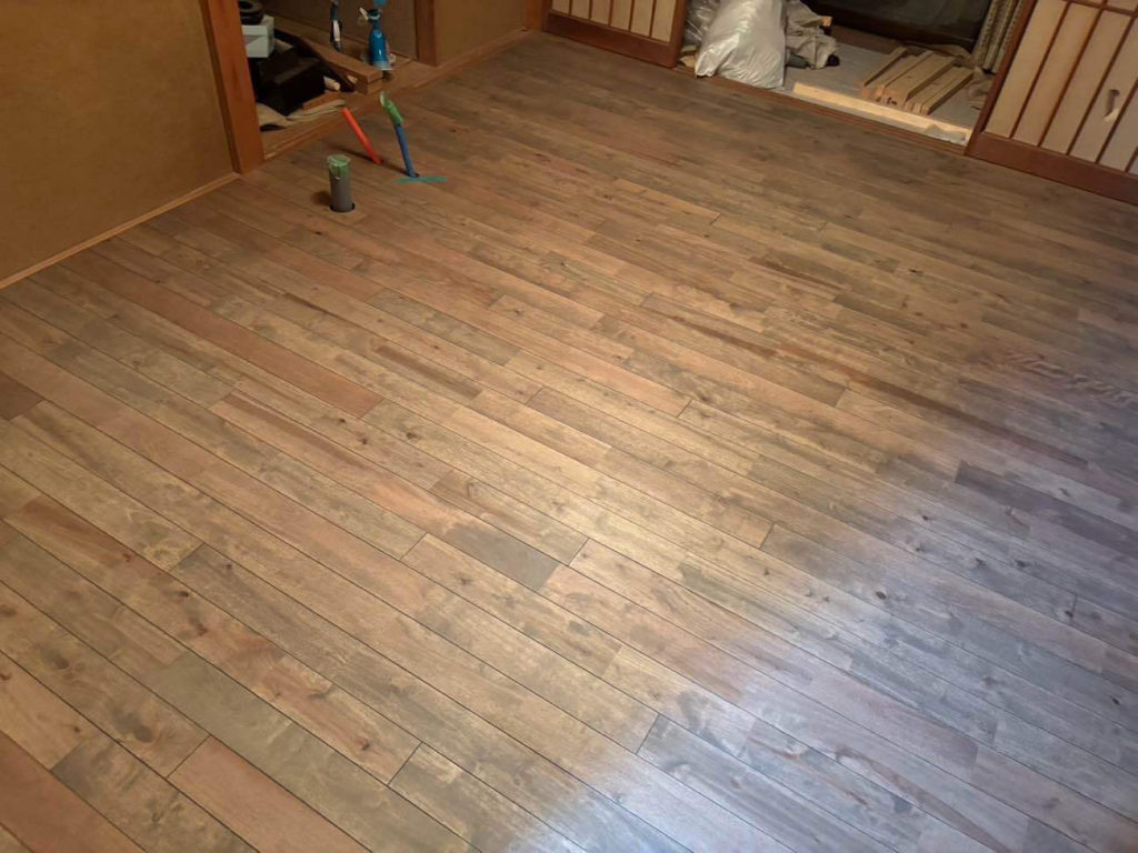 横浜市中区フローリング小巾フロア工事店 マンション【株式会社秀和建工】