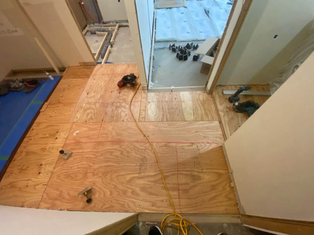 東京都杉並区FUKUVI乾式二重床置床工事店 マンション【株式会社秀和建工】