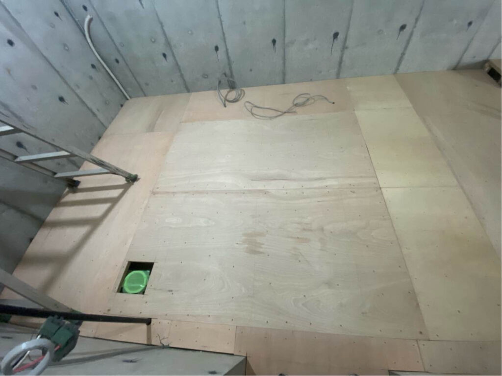 東京都江東区フクビ（FUKUVI）乾式二重床置床工事店 店舗新装【株式会社秀和建工】