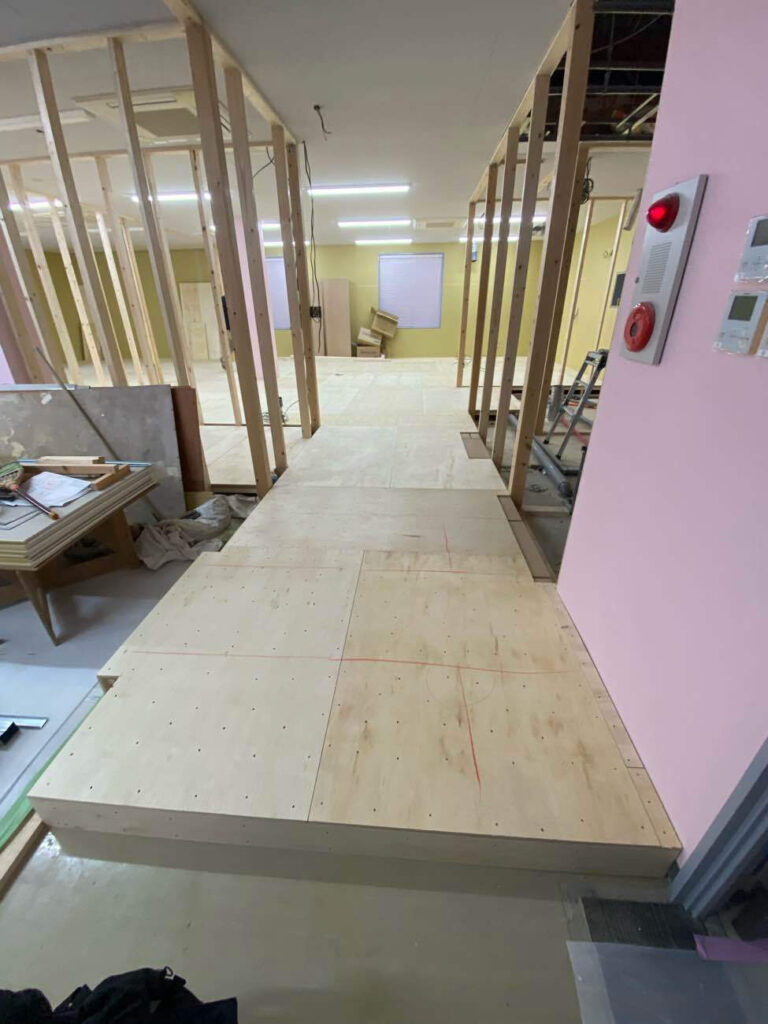 東京都葛飾区FUKUVI乾式二重床置床工事店 マンション【株式会社秀和建工】