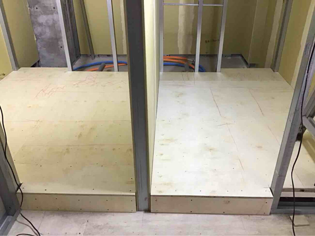 東京都江東区フクビ乾式二重床置床工事店 店舗【株式会社秀和建工】