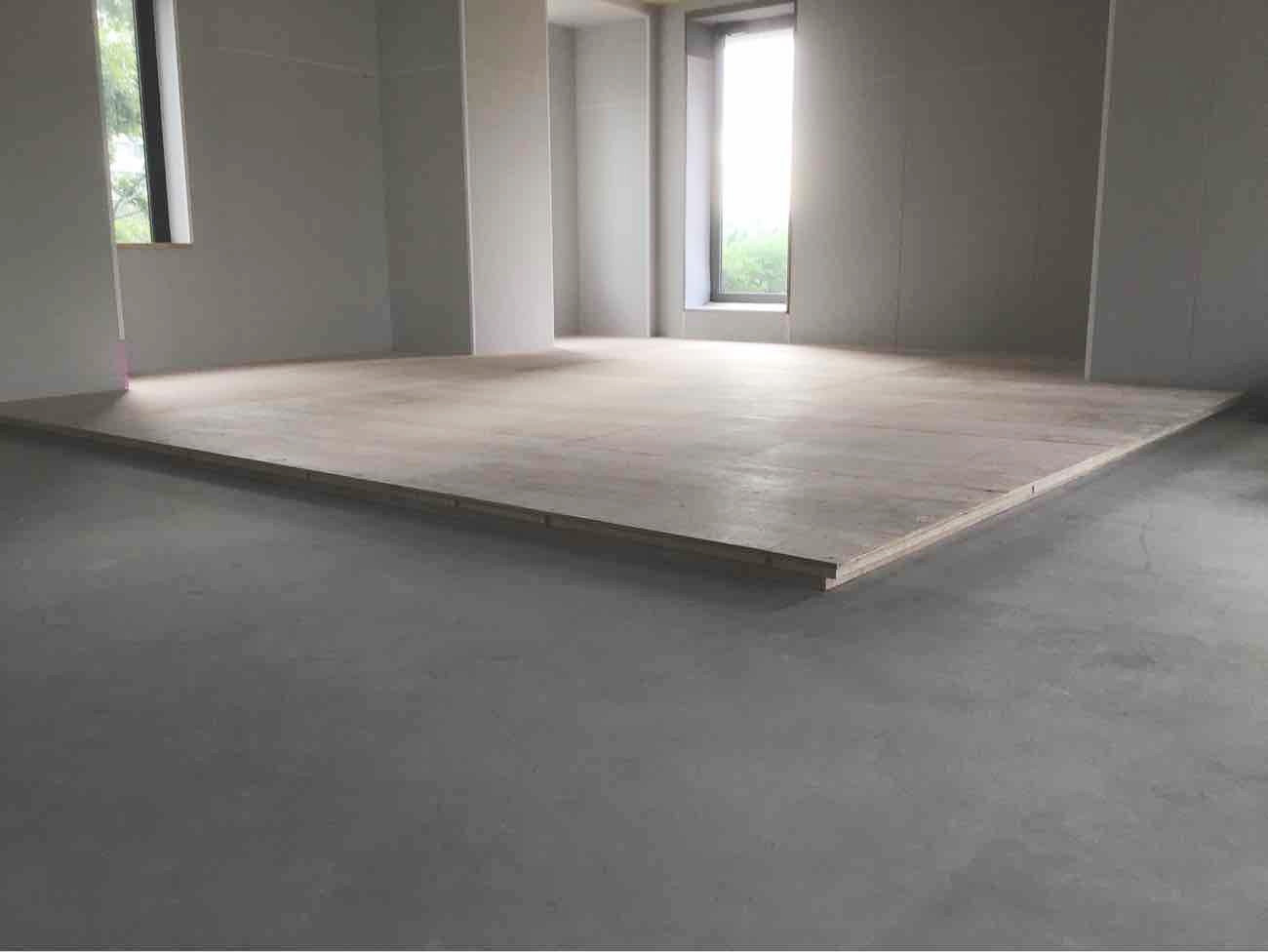 東京都渋谷区にて店舗新装の置床工事を行いました。乾式二重床