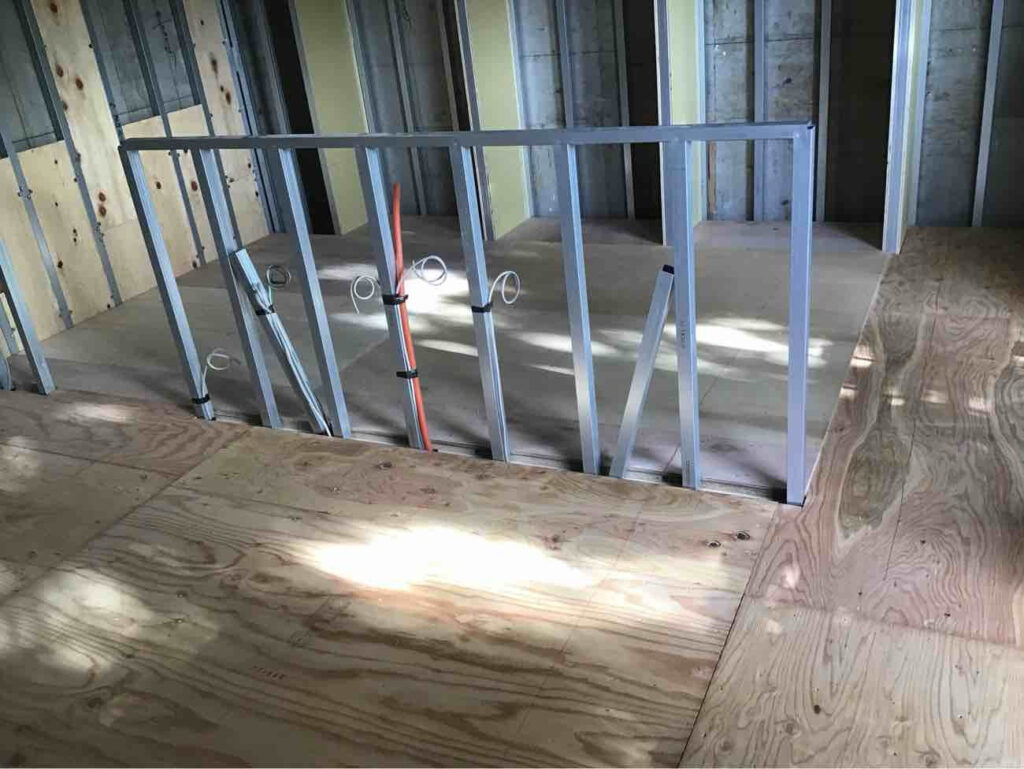 神奈川県川崎市宮前区にてマンション1日置床工事を行いました。乾式二重床