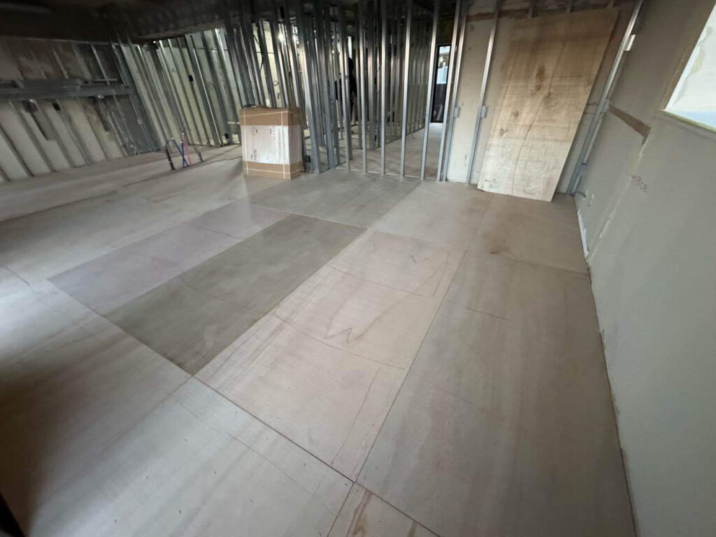 神奈川県川崎市中原区にてマンション置床工事を行いました。乾式二重床