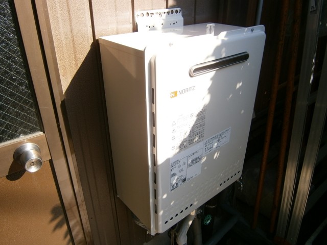 名古屋市守山区ノーリツ給湯器交換工事