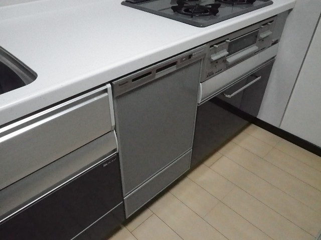 名古屋市中川区食器洗い機工事 ビルトイン食洗機新規取付工事例