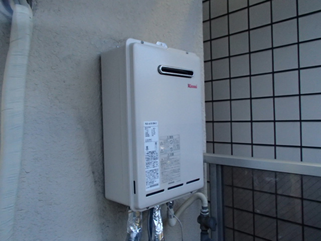 名古屋市昭和区 給湯器即日工事 リンナイ ガス給湯器工事店 RUX-A1610W-E ガス給湯器施工事例