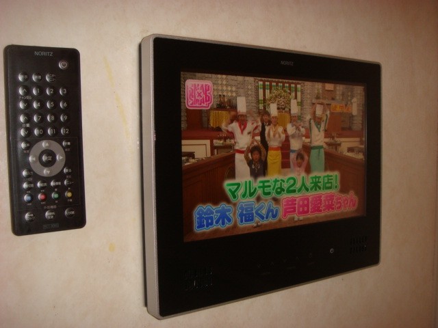 岩倉市 浴室テレビ 工事 ノーリツ12V型ハイビジョン