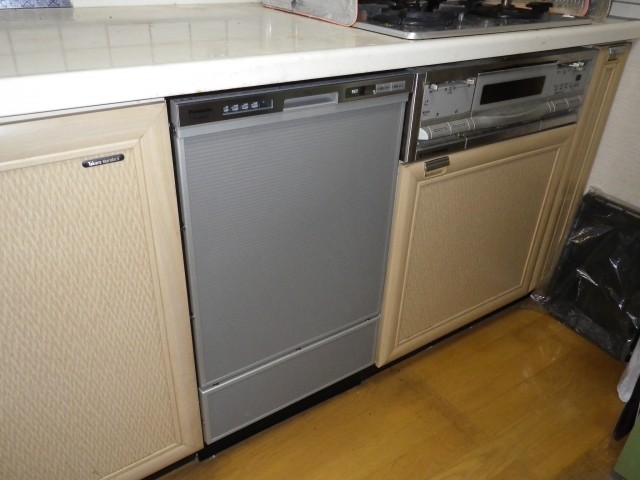 名古屋市緑区食器洗い機工事 パナソニック ビルトイン食洗機取替工事例