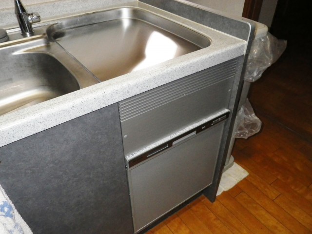 名古屋市南区 食器洗い機工事 パナソニックトップオープン食洗機取替工事例