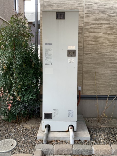 岡山県岡山市　電気温水器工事店　三菱電気SRT-J46CD5