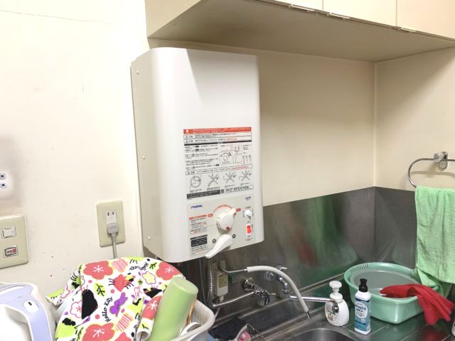 名古屋市守山区 小型電気温水器取換工事イトミックEWM-14