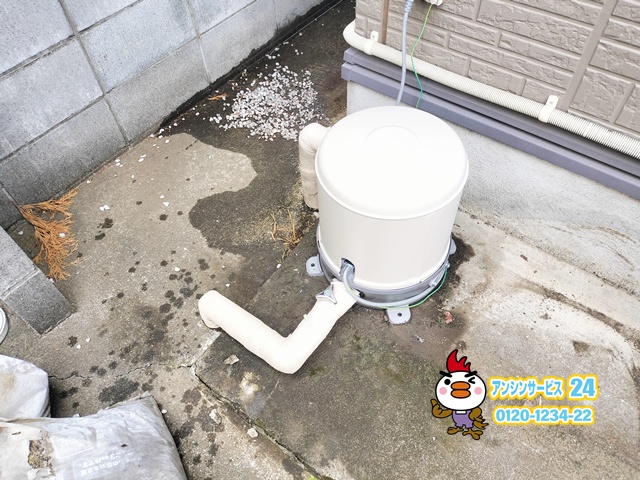 横浜市栄区 井戸ポンプ交換工事 日立WT-P125Y
