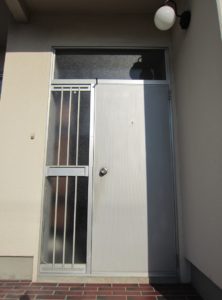 大府市　LIXILリシェントⅡ玄関ドア　取り付け　2016/02/05