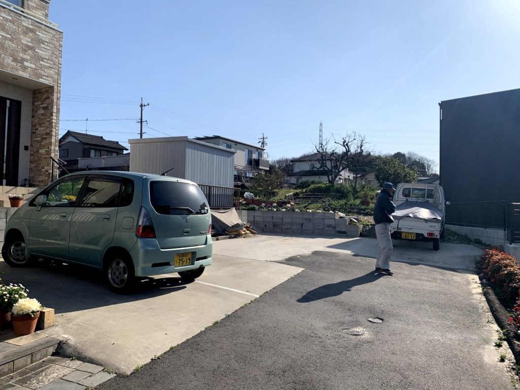 愛知県東海市　戸建住宅２台用カーポート設置工事　エクステリア