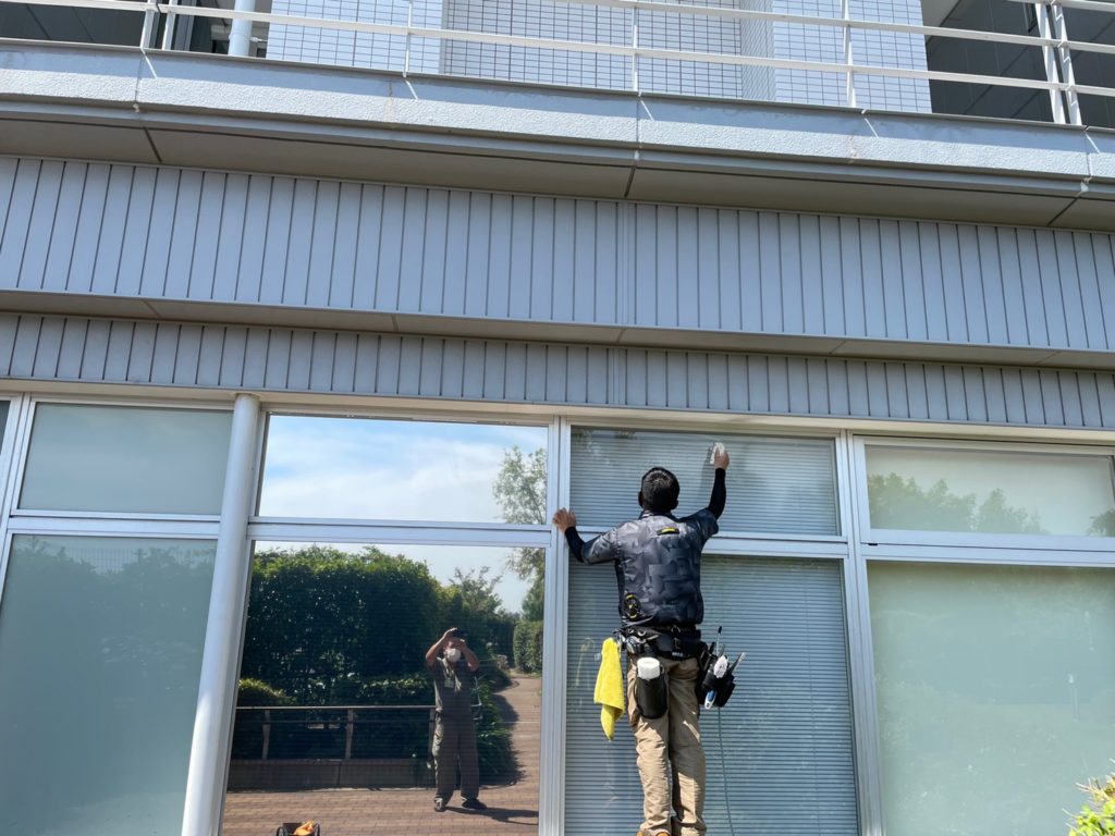 愛知県名古屋市北区　病院窓の遮熱対策工事　3M・遮熱ガラスフィルム
