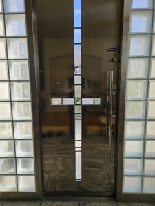 愛知県名古屋市　玄関ドア取替工事　ステンレス製ドア（フルオーダー）
