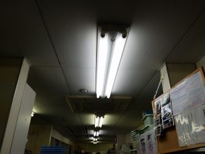 愛知県一宮市　照明器具切り替えの電気工事