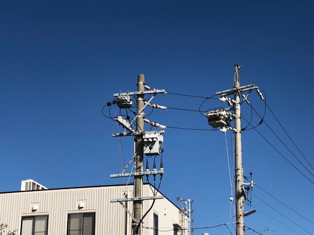 名古屋市港区 ＳＯＧ（高圧気中開閉器）取替の電気工事　高圧電気