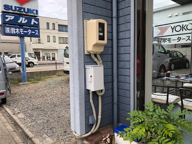 名古屋市中川区において動力電源の引込点変更の電気工事 