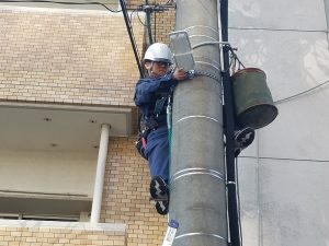 愛知県名古屋市中区街路灯LEDへ取替工事【さつき電気商会】
