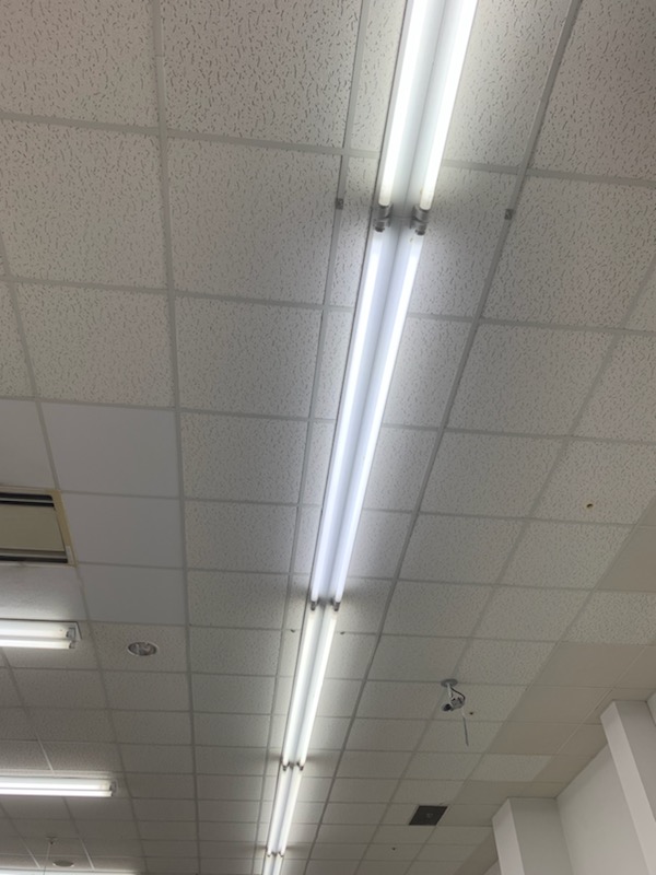 名古屋市中川区　照明器具の安定器取替電気工事