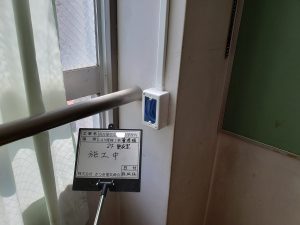 名古屋市中村区の小学校にてLANの配線配管電気工事