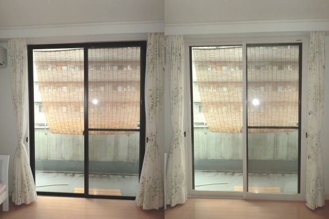 二重窓　トステム製インプラス　防音対策　節電対策　名古屋市