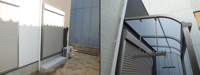テラス屋根工事　ＴＯＥＸサンクテラスＩＩＩ　名古屋市