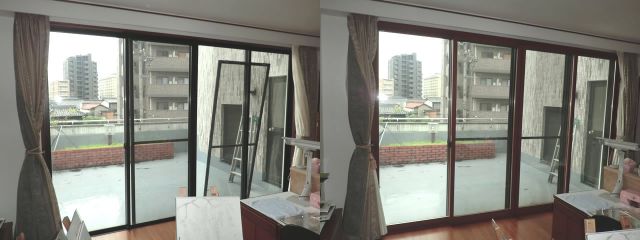 夏場の省エネ対策、冬場の断熱対策に　トステム製　内窓インプラス　名古屋市