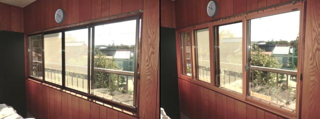 窓の寒さ対策、結露対策に　二重窓インプラス　名古屋市