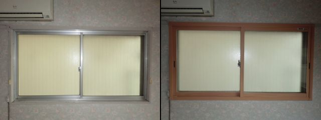 断熱対策、結露対策　トステム製内窓インプラス　名古屋市