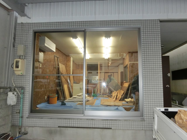 窓・サッシのリフォーム　アルミサッシ取替工事　名古屋市中区